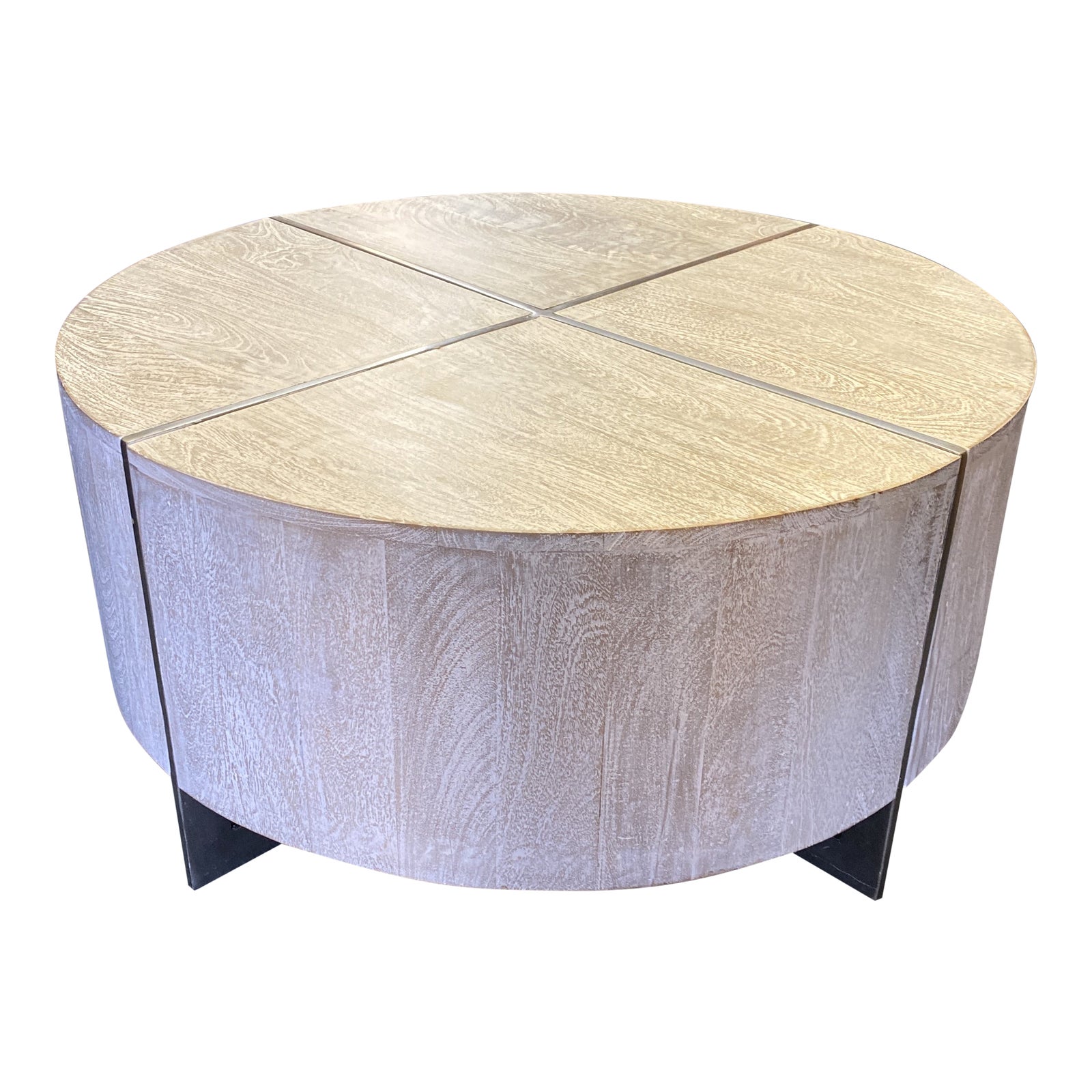 Z Gallerie Clifton Round Coffee Table Chairish