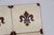 Rustic European Late 19th Century Fleur De Lis Set of Four Large Tiles, Portuguese For Sale - Image 3 of 12