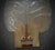 Mid-Century Modern Murano Art Glass Gold Graniglia and Brass Wall Light and Sconces, 2000 For Sale - Image 3 of 10