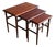 Vintage Danish Nesting Tables from Dyrlund, 1960s, Set of 3 For Sale