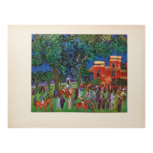 1940s After Raoul Dufy "Paddock", First Edition Period Swiss Offset Lithograph