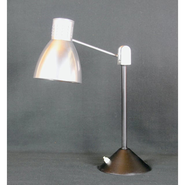 Maison Jumo, Black & Chrome Articulated Desk Lamp , Mid-Century France For Sale - Image 6 of 7