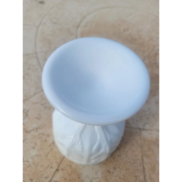 Mid 20th Century Vintage Milk Glass Goblet For Sale - Image 5 of 8