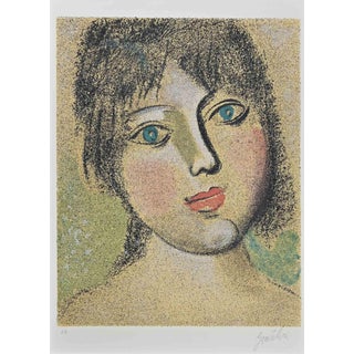 Franco Gentilini, Luisa, Lithograph, 1980s For Sale