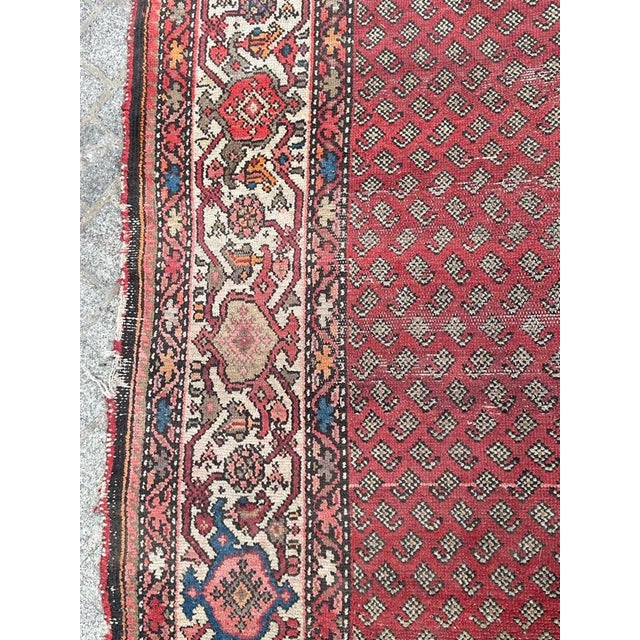 Textile Large Antique Malayer Runner, 1890s For Sale - Image 7 of 18