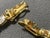 1960s Ballou company/B.A. Ballou & Co. Gold Plated Earrings and Clear Unmarked Cz Tennis Bracelet, 3 Pieces For Sale In South Bend - Image 6 of 8