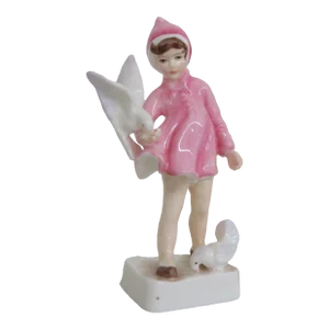 Royal Worcester Peace Fg Doughty Bone China Porcelain Figurine