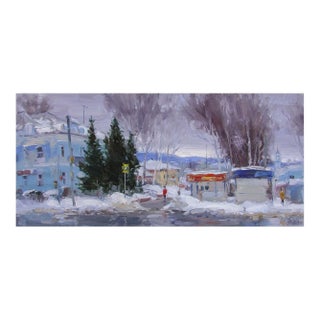 Yuriy Demiyanov, Le Dégel, 2017, Oil on Canvas For Sale