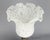Mid 20th Century Vintage Flower Shaped Metal and Frosted Glass Shade Table Lamp For Sale - Image 5 of 10