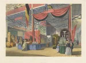 Dickinson, Dutch Stand at the Great Exhibition, 1854, Print