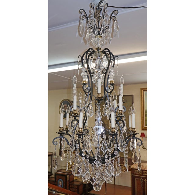 Schonbek Versailles 2782 16 Light Monumental Crystal Chandelier For Sale - Image 14 of 18