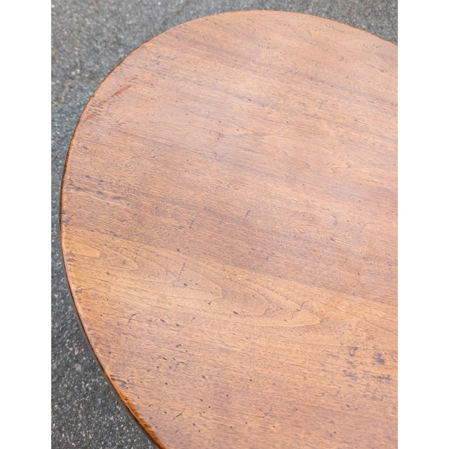 Early 20th Century Italian Walnut Round Occasional Table in Renaissance Revival Style For Sale - Image 11 of 18