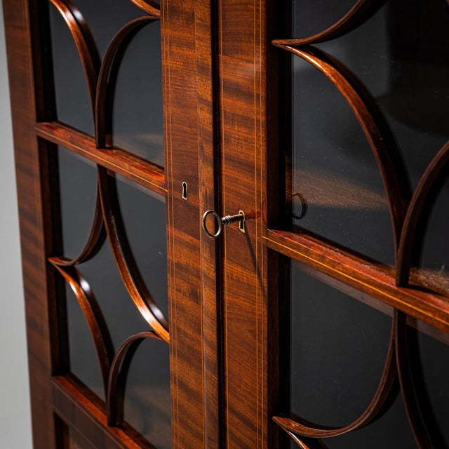 Wood Antique Biedermeier Bookcase, Germany, 1820 For Sale - Image 7 of 10