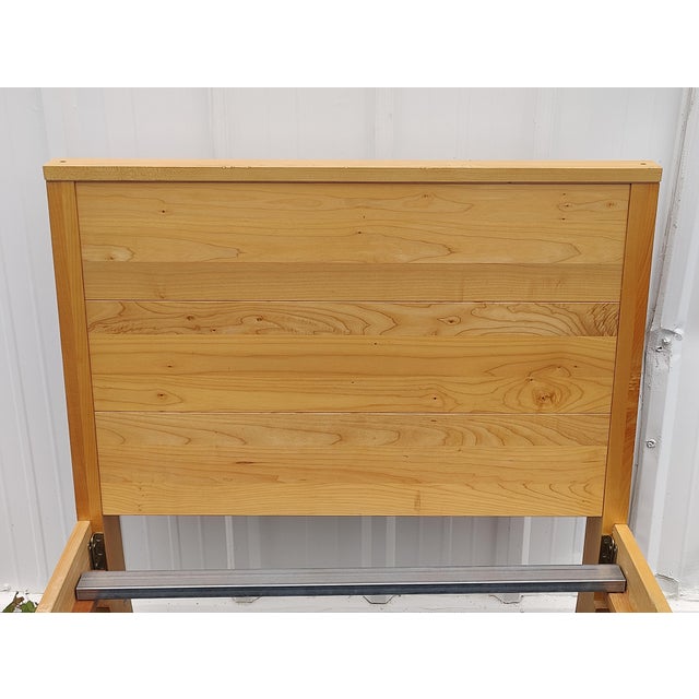 Wood WoodCastle Twin Bedframe For Sale - Image 7 of 8