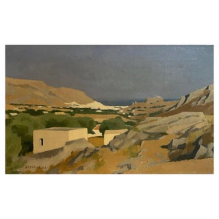 Edouard Arthur, Greece, Oil on Canvas, 1966 For Sale
