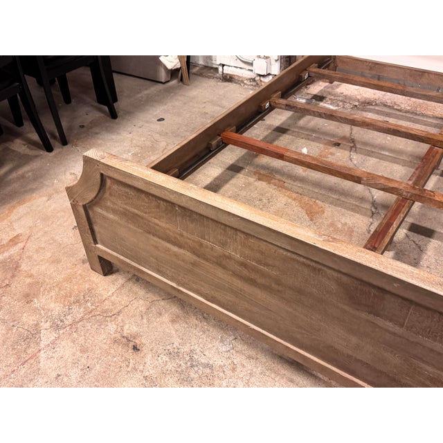 California King Zin Home Amelie Wood Bed Frame For Sale - Image 11 of 12