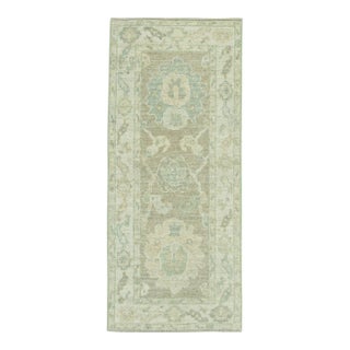 Turkish Oushak Rug 2'2" x 5' #19368 For Sale