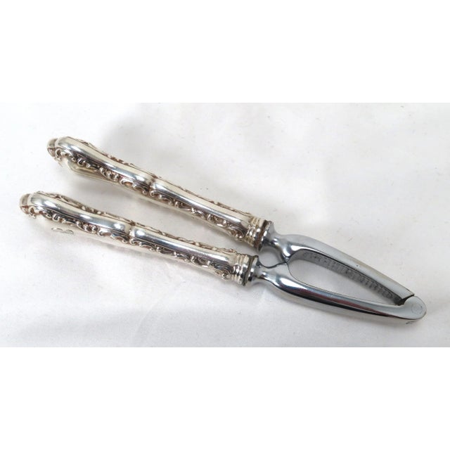 Metal Nice Vintage Mid 20th Century Retro Victorian Sterling Silver Handle Nut Cracker For Sale - Image 7 of 13