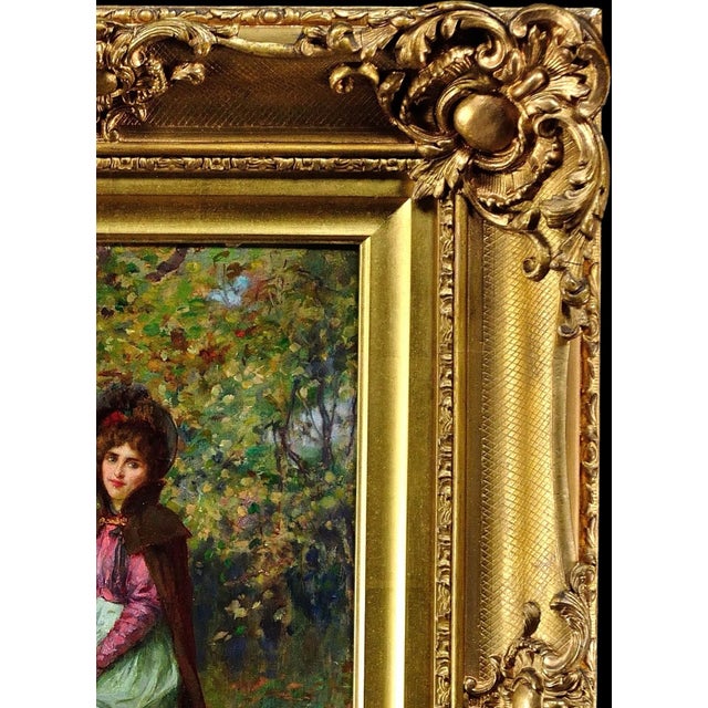 William Breakspeare, A Rendezvous in the Park in Autumn, Oil Painting For Sale - Image 5 of 18