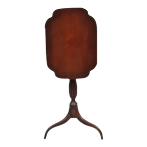 19th Century Antique Sheraton Style Mahogany Tilt Top Tea Table
