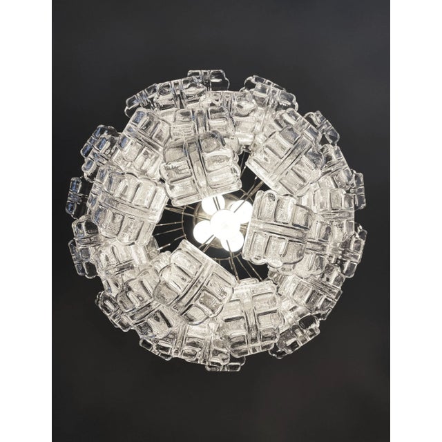 Italian Felci Murano Glass Chandelier by Barovier e Toso, 1972 For Sale - Image 15 of 18