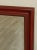 1950s Vintage Cherry & Partial Gilt Frame Wall Mirror For Sale - Image 5 of 13