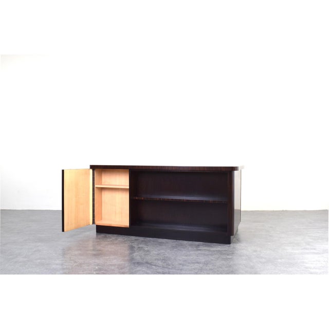 Brown Art Deco Desk by Bruno Paul for Deutsche Werkstätten Hellerau, 1920s For Sale - Image 8 of 18