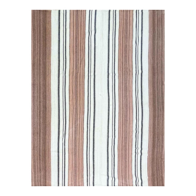 Vintage Persian Mazandaran Kilim Carpet For Sale