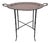 Maitland-Smith Bronze Faux Bamboo Tray Table Hollywood Regency For Sale