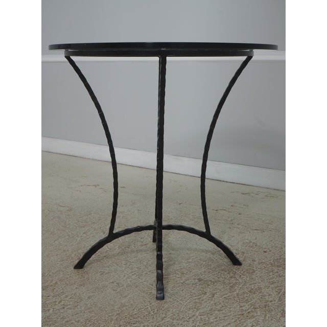 Age: Approx: 30 Years Old Details: High Quality Construction Wrought Iron Base Traditional Style Un-Marked As To...