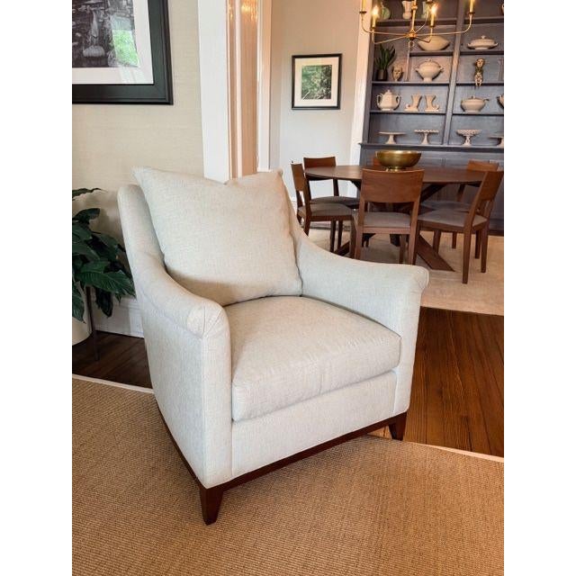 Hickory Chair Rolled Arm Lounger For Sale - Image 11 of 11