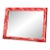 2020s Loom Distressed Red Rectangular Wall Mirror For Sale