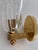 Vintage Italian Brass and Murano Glass Wall Sconces, 1990s, Set of 2 For Sale - Image 12 of 17