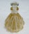Gold C.1950's Barovier' & Toso Hand-Blown Swirled Vanity Perfume & Cotton Swab Bottle & Jar - Clear With Gold Dust Inclusions For Sale - Image 8 of 13