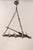 Mid 20th Century French Oblong Wood & Iron Chandelier For Sale - Image 9 of 11