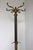 Mid-Century Modern Mid-Century Italian Brass and Onyx Hall Tree Coat Rack with Twisted Column, 1950s For Sale - Image 3 of 13