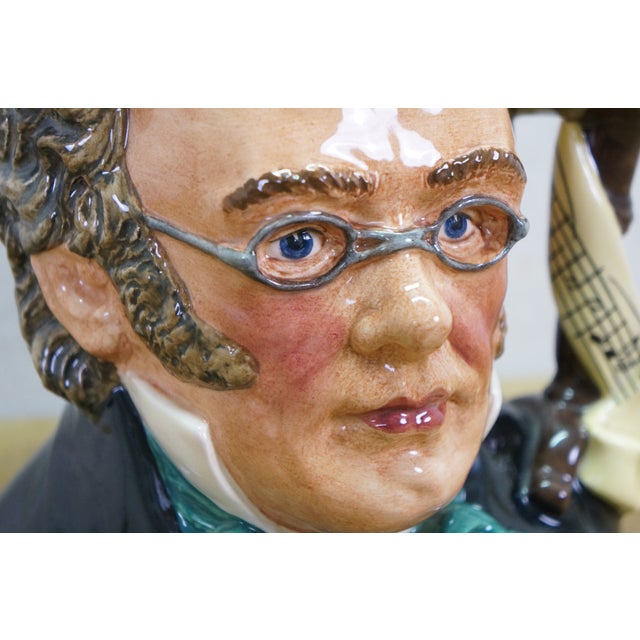 1990s Royal Doulton Franz Schubert Great Composer Toby Character Jug For Sale - Image 6 of 12