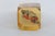 Barcelos Roosters Encased Lucite Souvenir Paperweight Amber Tinted Acrylic 5105b For Sale - Image 10 of 15