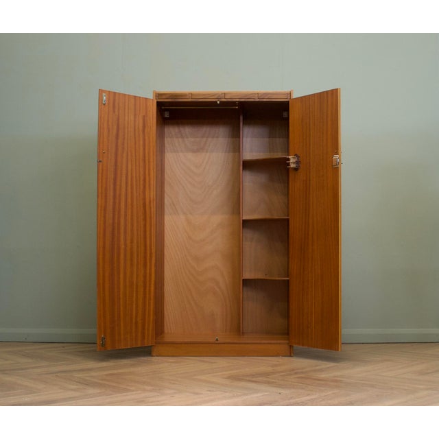 Mid-Century Teak Wardrobe, 1960s For Sale - Image 6 of 13