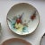 Vintage German Porcelain Floral Design Hand Painted Wall Plates S/6 For Sale In New York - Image 6 of 9