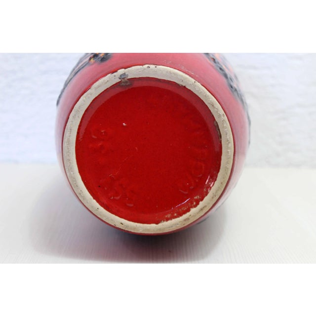 Black Large German Vase ,1960s For Sale - Image 8 of 9