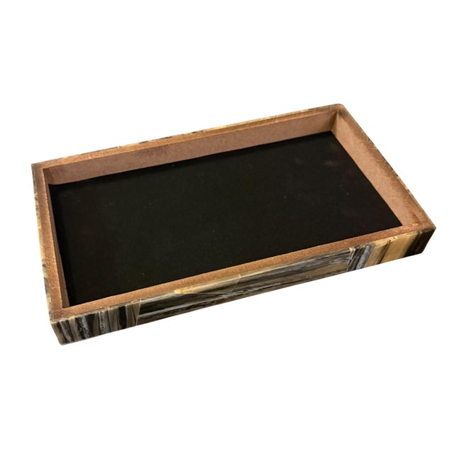 1970s Maitland Smith Bone Mosaic Decorative Box For Sale - Image 9 of 11