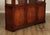 Late 20th Century Georgian Style English Mahogany Bookcase or China Display Cabinet For Sale - Image 5 of 12