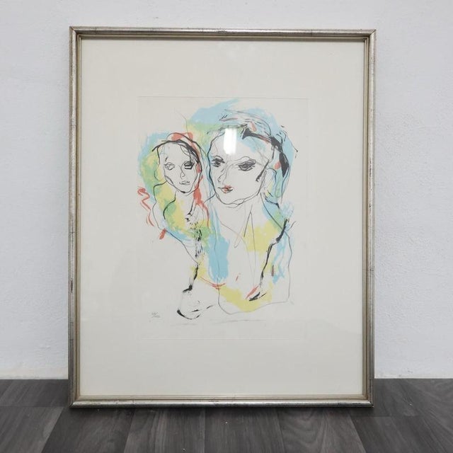 ERNESTO TRECCANI – “Mother and Child”, 1970s. Lithograph signed and numbered 66/100. An intense and poetic work by Ernesto...
