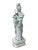 Vintage Off White Porcelain Standing Bodhisattva GuanYin Lotus Statue For Sale In San Francisco - Image 6 of 7