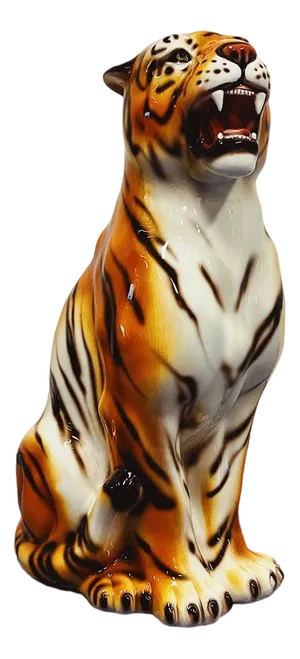 Tiger Statue in Ceramic by Ceramiche Boxer