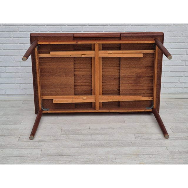 Vintage Danish Foldable Dining Table in Teak, 1960s For Sale - Image 12 of 18