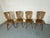 Vintage Brutalist Oak Dining Chairs, 1960s, Set of 4 For Sale - Image 9 of 9