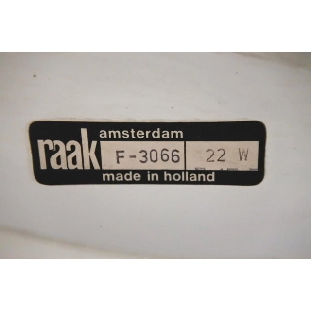 Metal Vintage Methacrylate Ceiling Lamp by Raak, 1970s For Sale - Image 7 of 8