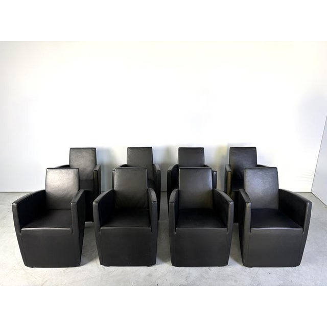 1980s J. Lang Armchairs by Philippe Starck for Aleph, 1980s, Set of 8 For Sale - Image 5 of 17